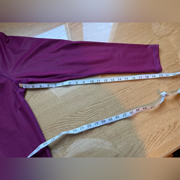 Zyia Lipgloss Metallic Plus High Rise Leggings 20” Inseam Sz 4 - Picture 8 of 11